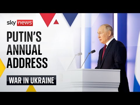 &#039;They started the war&#039; - Putin&#039;s annual address to the nation