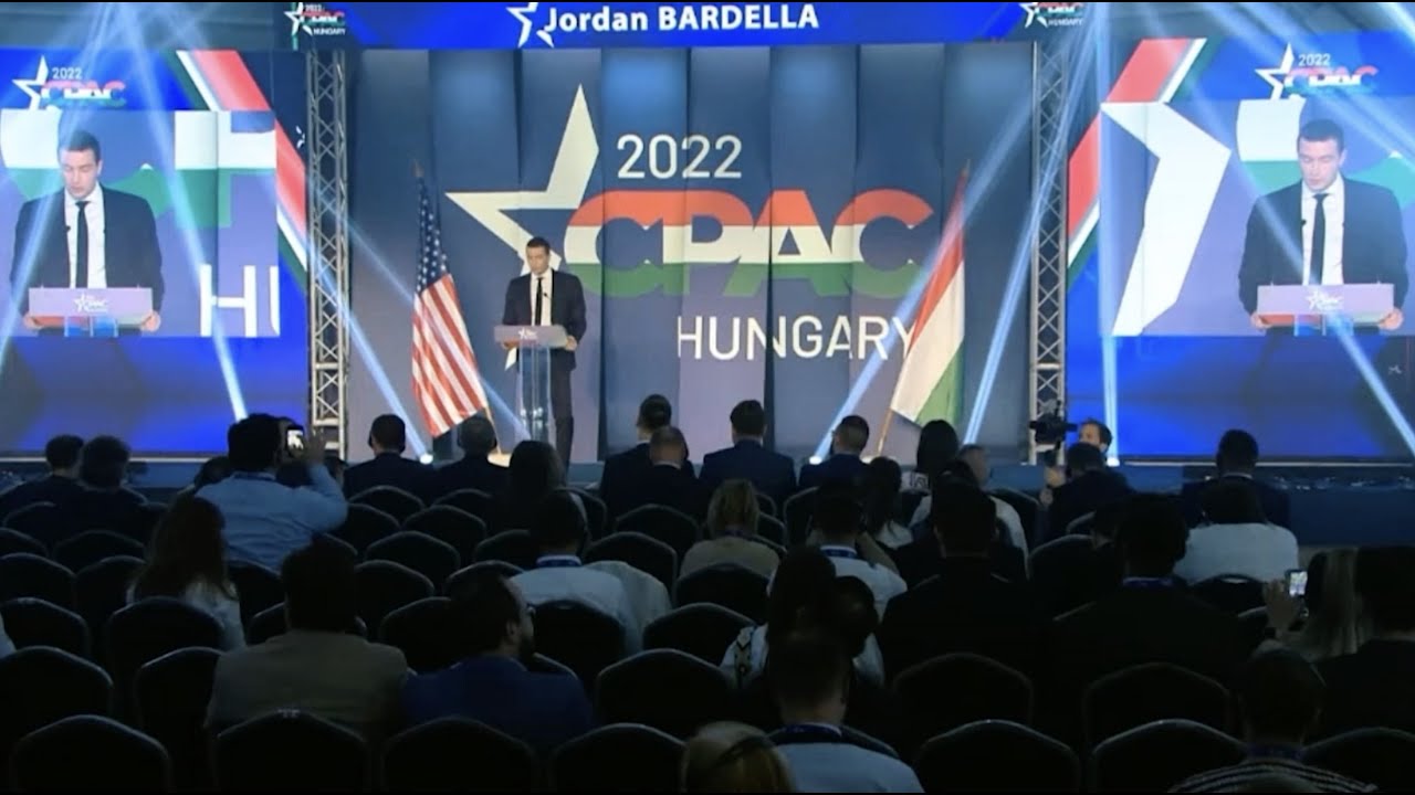 CPAC de Budapest  intervention de Jordan Bardella 200522