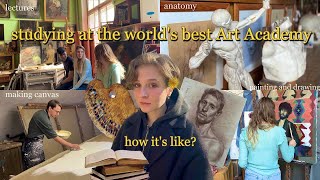 Studying at the world’s best Art Academy  how it's like?//Repin Academy VLOG 4K