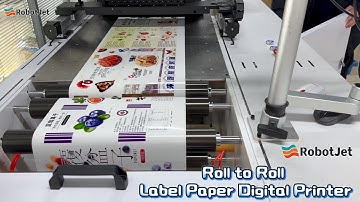 Roll to Roll Label Paper Digital Printer