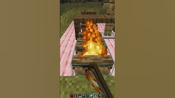 Picnic table in Minecraft #minecraft #minecraftshorts #minecraftbuilding #gaming