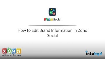 How to Edit Brand Information in Zoho Social