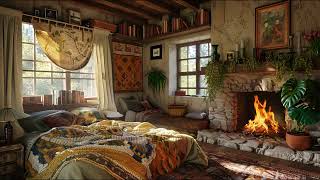 Cozy Fireplace Ambience | Bedroom Haven | Books, Plants & Positive Atmosphere by Soothing Ambience 440 views 2 months ago 3 hours