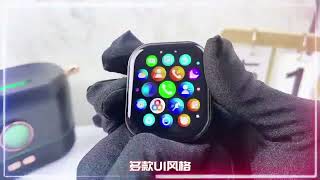 2 in 1 Music Smart Watch with Earbuds BT Wireless Call Smartwatch Wireless Earphone T99 Smartwatch