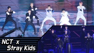 NCT x 스트레이키즈 NCT DREAM x STRAY KIDS : 책임져 (UNTITLE) : 사녹 pre-REC, 스키즈 대기 waiting : Edited Fancam