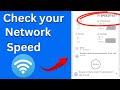 How to Check internet speed on your mobile | Check your Network speed || Downloading, Uploading chec
