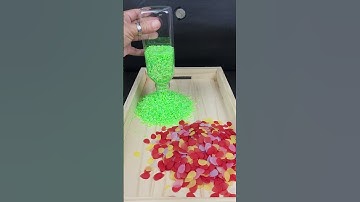 ASMR beads in reverse video #reverse #shorts #satisfying #entertaining