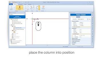 EdiLus Tutorial - Inserting Timber Columns - ACCA software