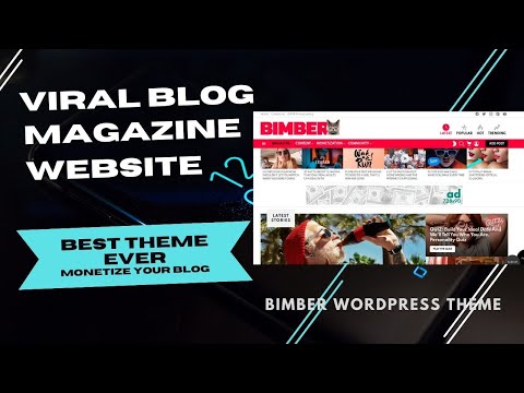 Create Viral Magazine Website | Modern Blog with Ads-Free Mode | Bimber WordPress Theme