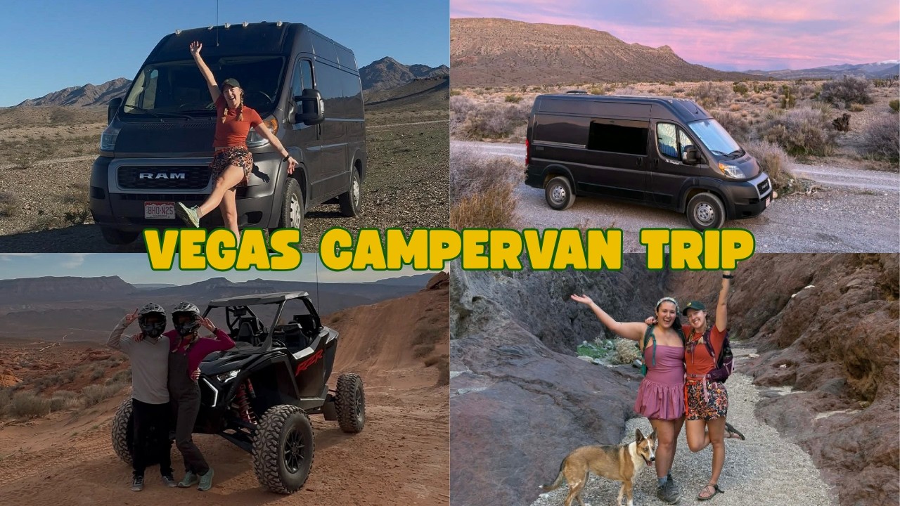 Vegas Campervan Weekend Vlog | Camping, Hiking, UTV