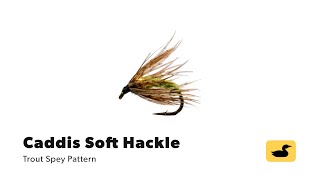 Fly Tying Tutorial: Caddis Soft Hackle