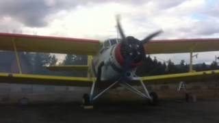 An-2 første motorkjøring