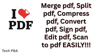 ILOVEPDF | How to Merge pdf, Split pdf, Compress pdf, Convert pdf, Sign pdf, Edit pdf, Scan to pdf