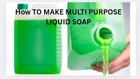 HOW TO MAKE MULTI PURPOSE LIQUID SOAP AT HOME | HOW TO MAKE LIQUID SOAP FOR ALL USES AT HOME.