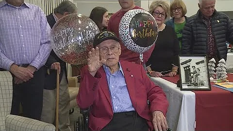 World War II veteran celebrates his 101st birthday - DayDayNews