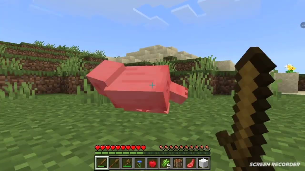 Probando Minecraft versión de prueba para ver que tan bueno es.