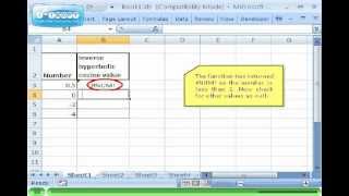 How to Use ACOSH Function & Formula Microsoft Excel 2007