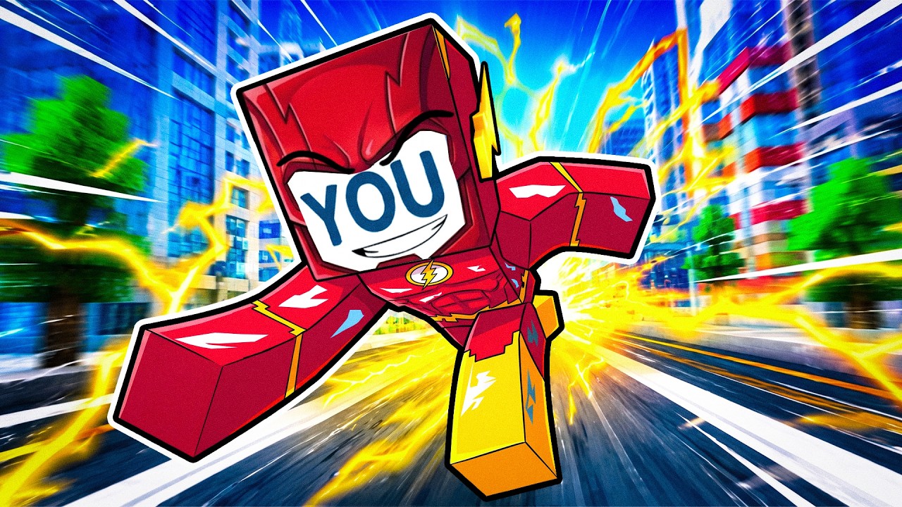 YOU are THE FLASH in Minecraft!