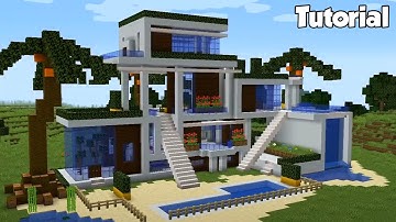 Minecraft: How to Build a Modern House Tutorial (Easy) #38