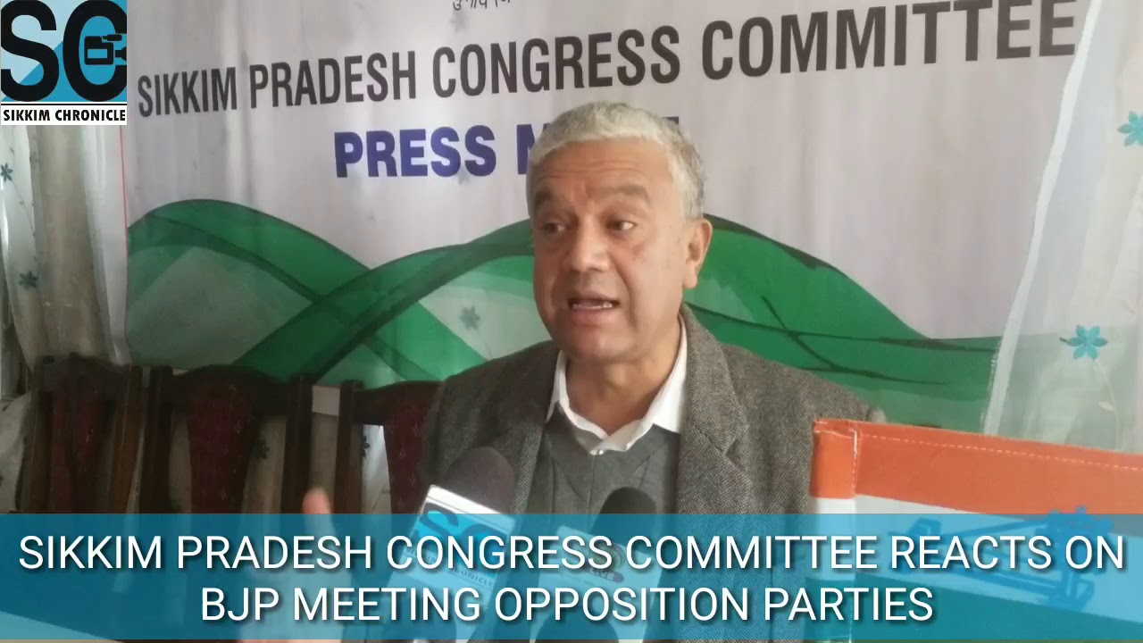 Press Conference of Sikkim Pradesh Congress Committee - YouTube