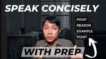 How to Speak Concisely with the PREP Framework