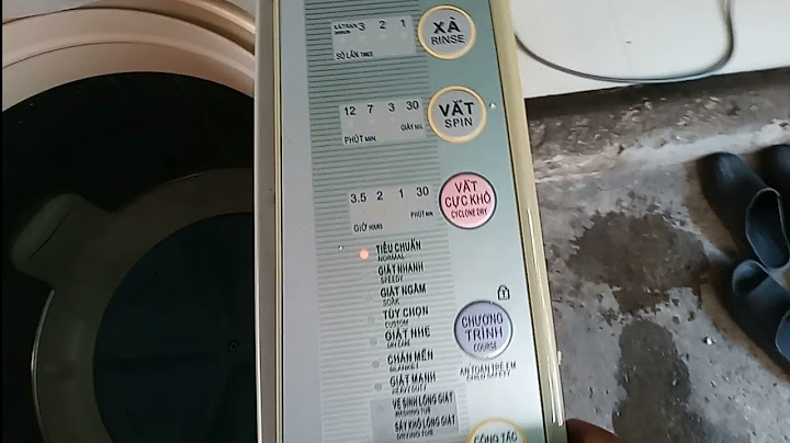 Máy giặt sanyo inverter báo lỗi e9 20 năm 2024