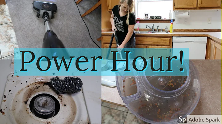 Power Hour Clean With Me ( My House is Gross)  |   VLOGMAS Day 5