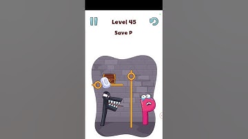 alphabet 🔤 DOP DELETE ONE PART LEVEL 45 #SHORTS ANDROID IOS GAMES