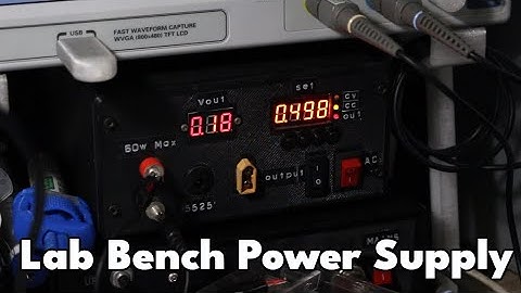 Make your own DIY lab bench power supply | Compact lab power supply for your workbench