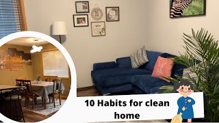 10 everyday Habits for clean home |DIY hacks ,tips &tricks|ਚੰਗੀਆਂ ਆਦਤਾਂ ਘਰ ਨੂੰ ਸਾਫ  ਰੱਖਣ ਲਈ