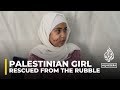 15-year-old Palestinian girl survives three days trapped under the rubble