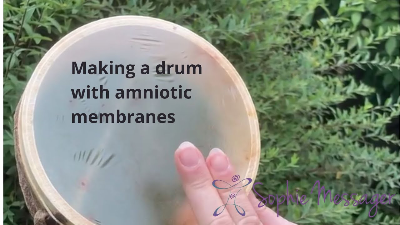 How to make a drum with amniotic membranes YouTube