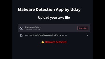 DSCI 6015 - Simplified Midterm Project -Malware Detection App