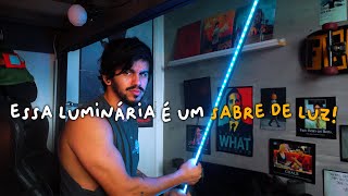 Essa luminária é SABRE DE LUZ! | LUMINARIA ZINNIA CINTILA V2