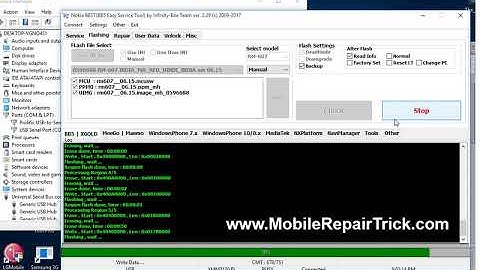 How to Flash Nokia C1-01 by Infinity Best Tool