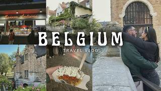travel vlog: BELGIUM!! // Exploring + Eating our way through Brussels & Bruges!!