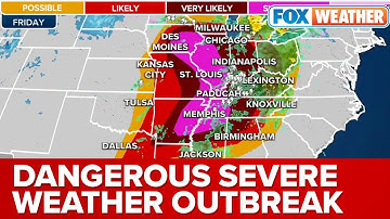 SPC: Very Intense Tornadoes, Widespread Damaging Winds Major Concerns With Severe Weather Outbreak