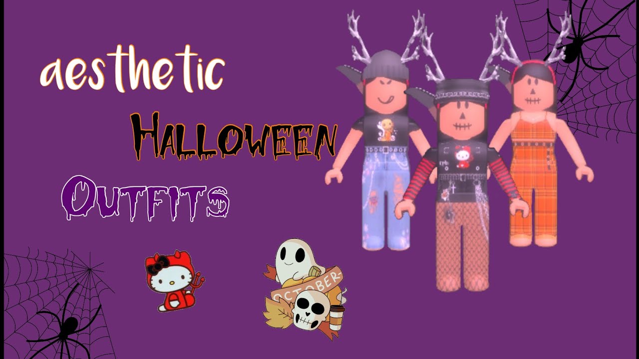 Aesthetic Halloween Outfits Codes In Desc Rosabella Youtube - aesthetic halloween roblox outfits bloxburg halloween costume codes