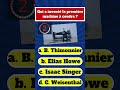 Quizz invention niveau impossible  1 franais sur 10 ont trouv la bonne rponse