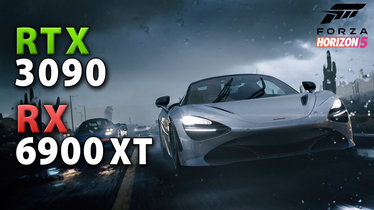 Forza Horizon 5 // RTX 3090 vs RX 6900 XT | 4K