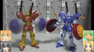 Hgガンダムアスタロト　Hgucギャンリバイブ　キャラプレート アトラミクスタ　ゆっくりプラモ動画