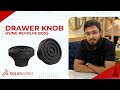 Quick SolidWorks Tutorial: Drawer Knob Using Revolve Boss