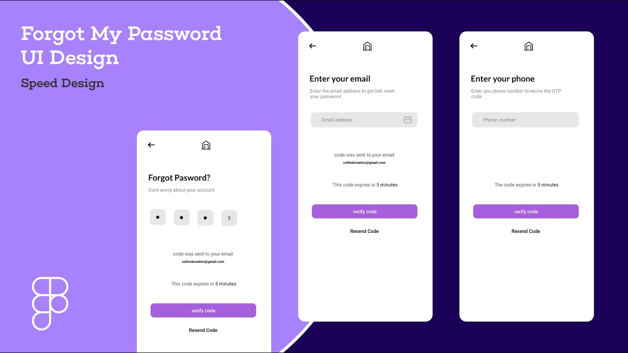 Figma Ui Design Forgot My Password Youtube