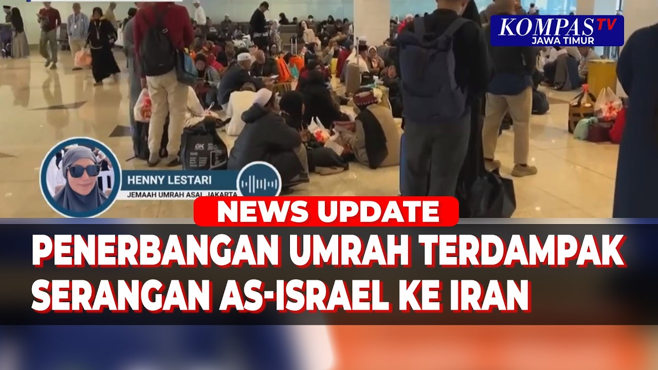 AS-Israel Serang Iran, Penerbangan Jemaah Umrah Asal Indonesia Terdampak di Bandara Jeddah
