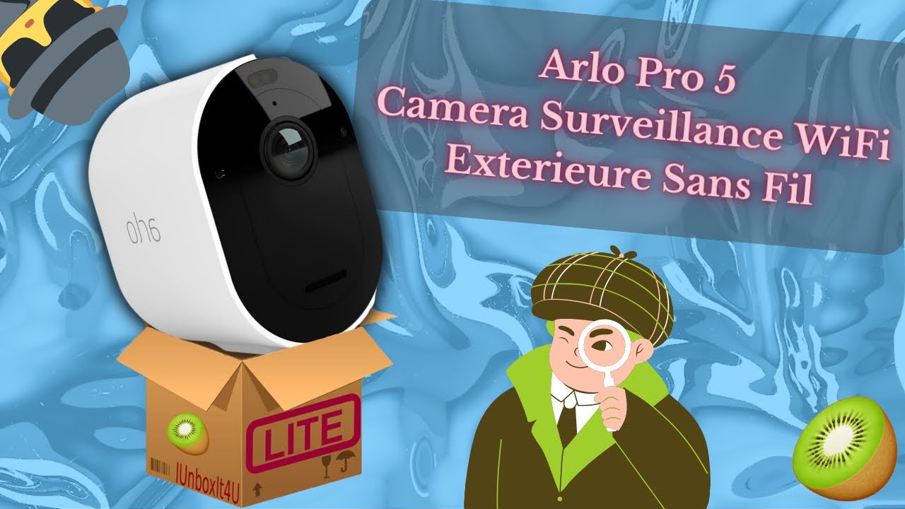 Arlo Pro 4 Camera Surveillance WiFi Exterieure S…