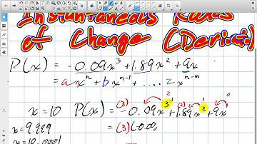 Shortcut for Instantaneous Rates of Change, Derivatives Grade 12 Advanced Functions Lesson 1 6 21 10