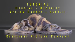 TUTORIAL - HOUDINI - REDSHIFT - VELLUM CARPET - PART II - ROLLING SPHERE