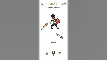 Brain out, Help Santa level no.12 (first you shake your phone now, thief is fall down )