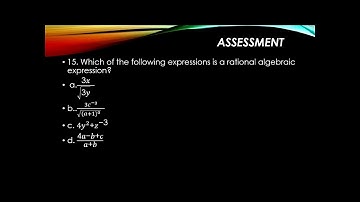 MATH 8 - MODULE 3 Illustrating Rational Algebraic Expressions