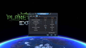 Planet Explorers: Settings / Character Creation